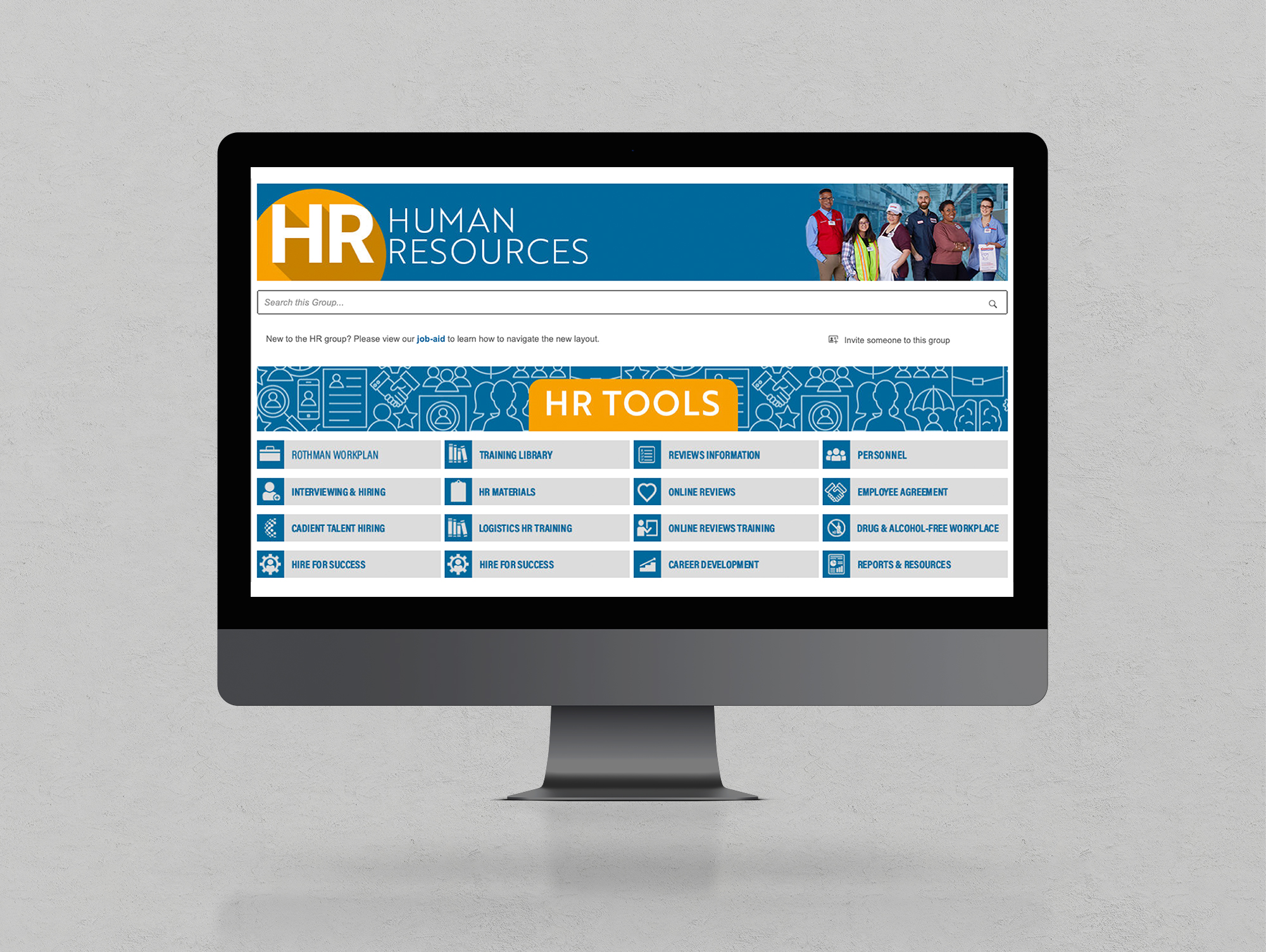 HR Intranet Pages Redesign